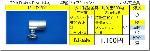 パイプジョイント かん太 製品案内 画像 TPJ(Tankan Pipe Joint) | 単管ビス止めジョイントかん太オンラインショップ